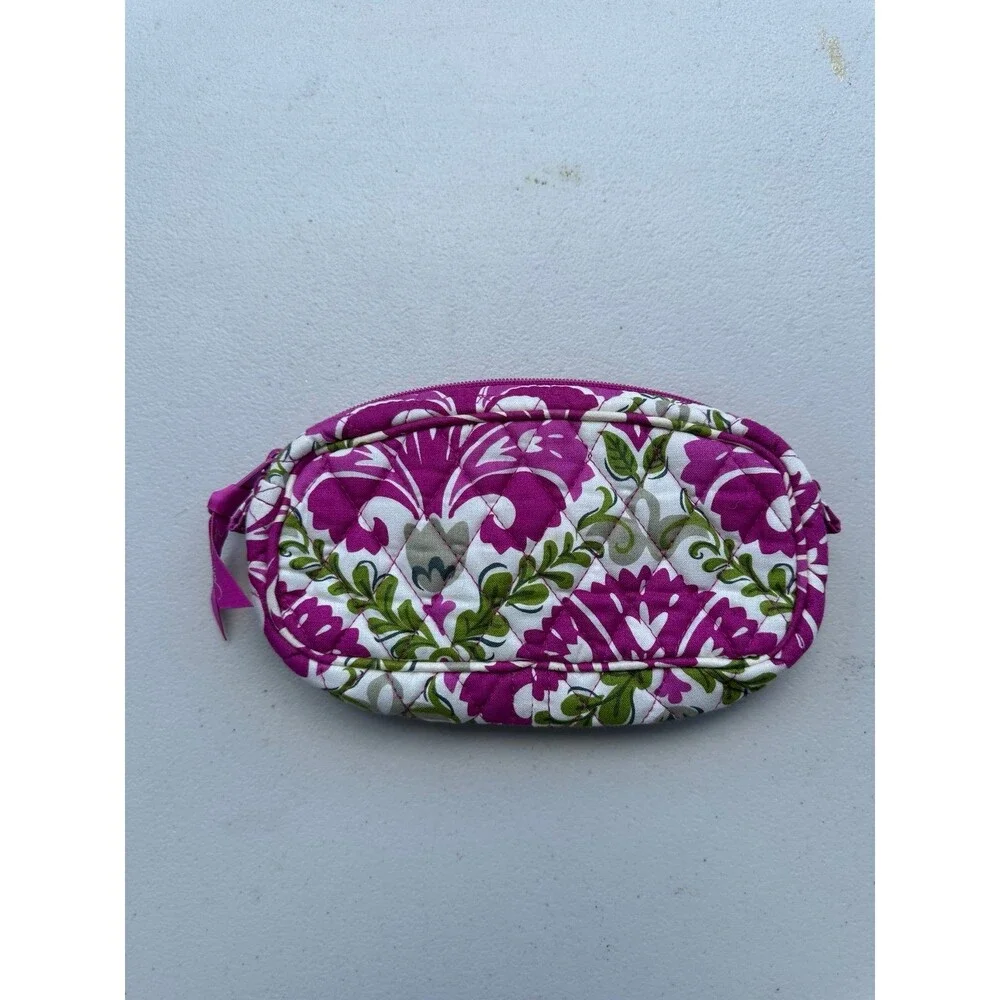 NWOT Vera Bradley Quilted Julep Tulip Floral Paisley Flap Mirror Cosmetic Pouch